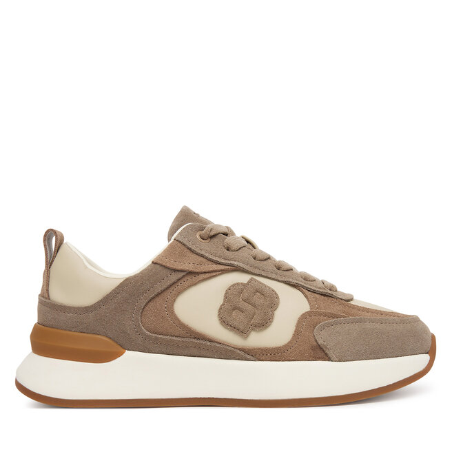 Sneakersy BOSS B Icon 50548288 Brązowy - kobiece