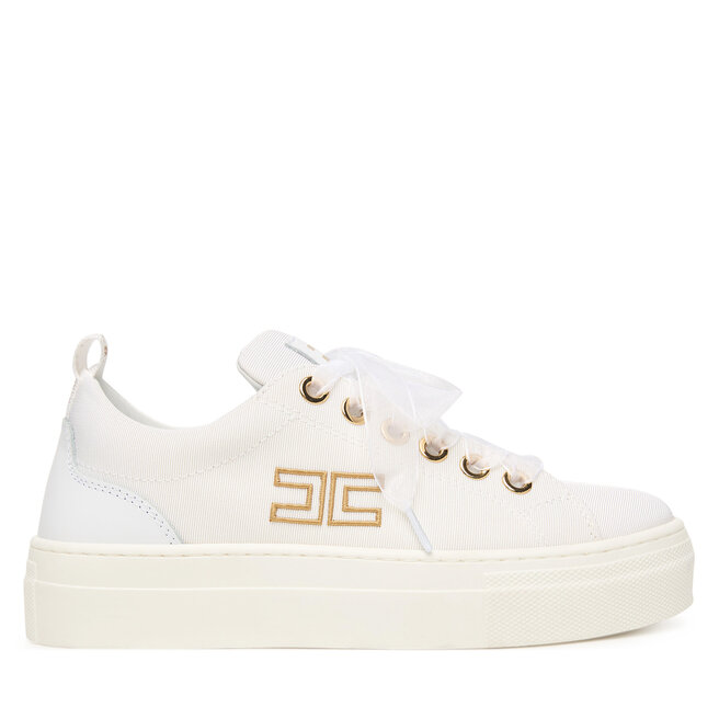 Sneakersy Elisabetta Franchi F4A9-E0528-1256 S Biały - dziewczęce
