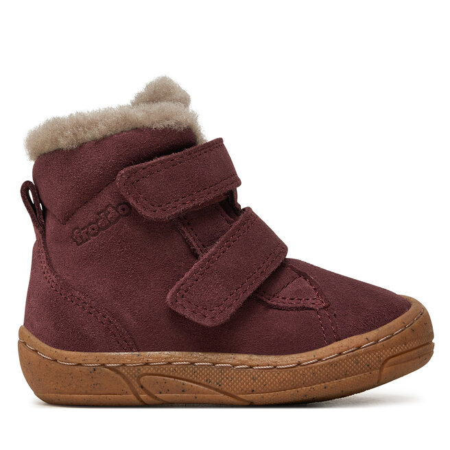 Kozaki Froddo Minni Suede G2110141-1 M Bordowy - dziewczęce