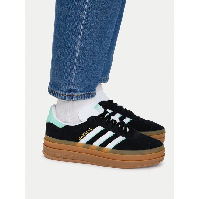 Sneakersy adidas Gazelle Bold IH6456 Czarny - kobiece