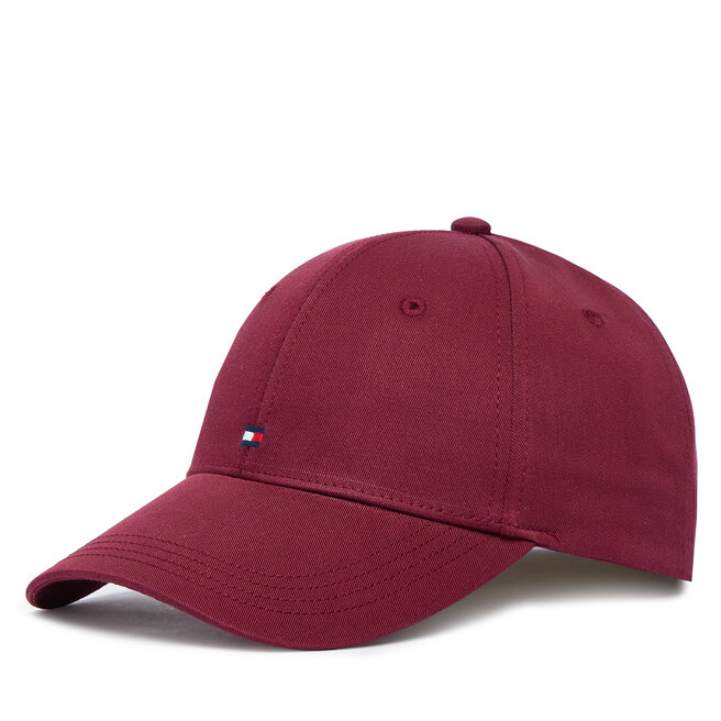 Czapka z daszkiem Tommy Hilfiger Th Flag AM0AM13008 Bordowy -