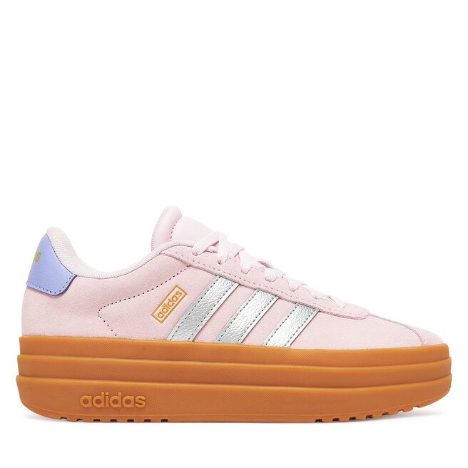 Sneakersy adidas VL Court Bold Shoes Kids JQ4556 Różowy - kobiece