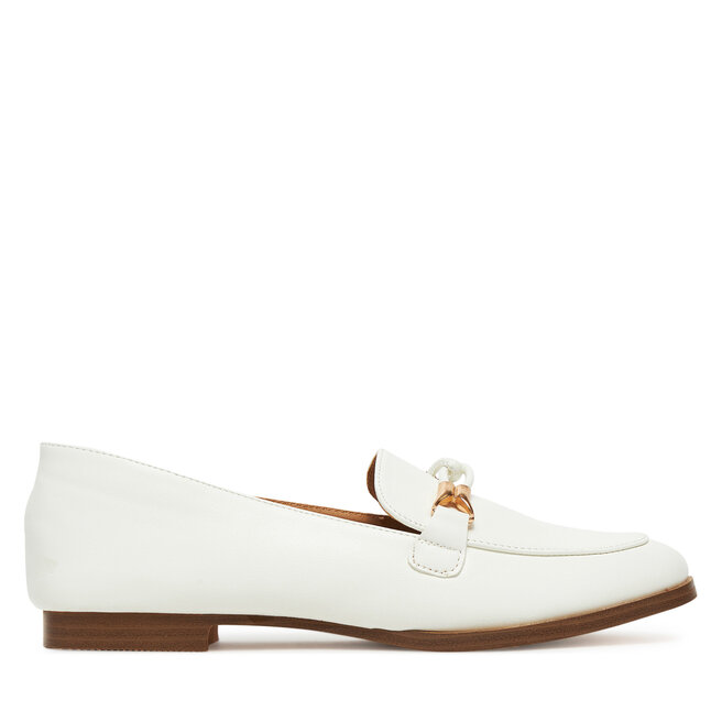 Loafersy DeeZee R8102 Biały - kobiece