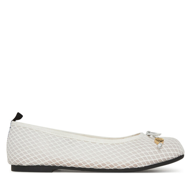 Baleriny LOVE MOSCHINO JA11051G0MIQ0100 Biały -