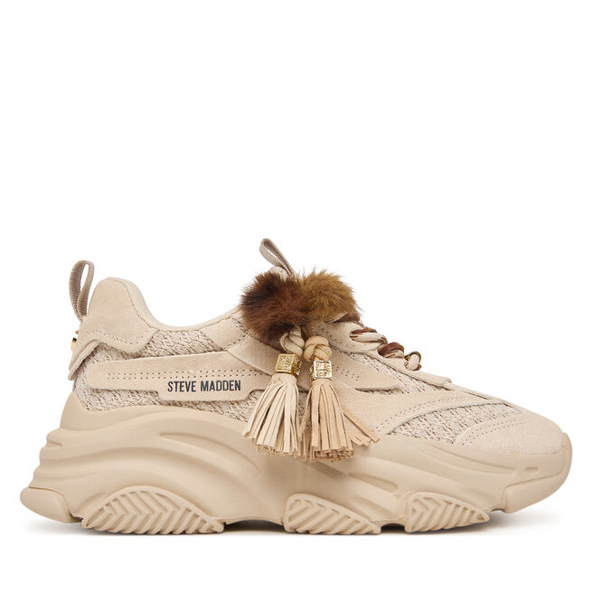 Sneakersy Steve Madden Possession-Ppe 11005732 Beżowy jasny - kobiece
