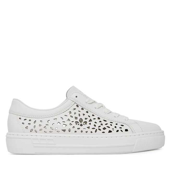 Sneakersy Rieker L8831-80 Biały - kobiece