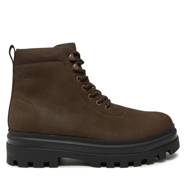 Trapery Calvin Klein Jeans Lugged Laceup Boot Oxf Hiking Nb YM0YM01076 Brązowy - męskie