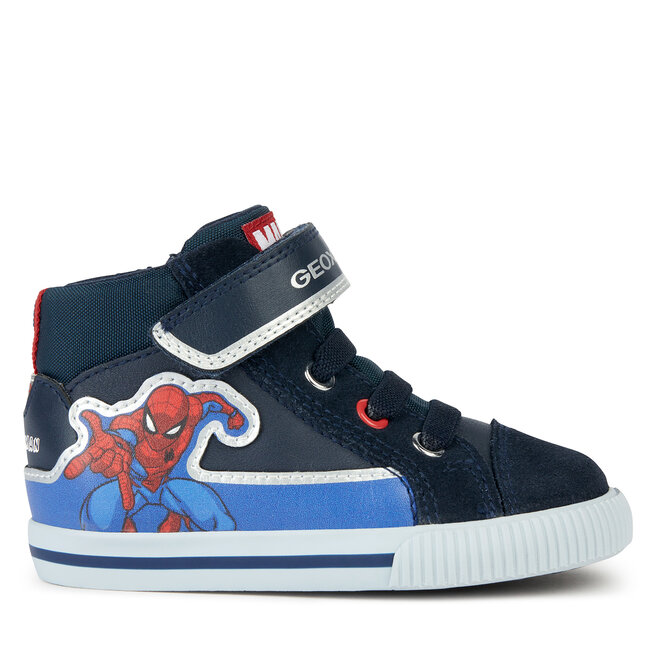 Sneakersy Geox SPIDER-MAN B Kilwi Boy B36A7D 08554 C4226 M Granatowy - chłopięce