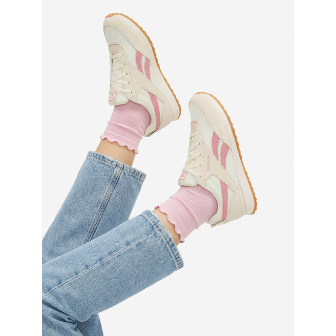 Sneakersy Reebok CEO-MODA AR30315GCQT Écru - dziewczęce