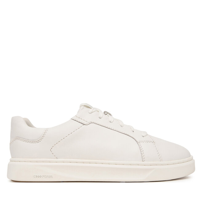 Sneakersy Clarks Code C Lace. 26327905 Biały - kobiece