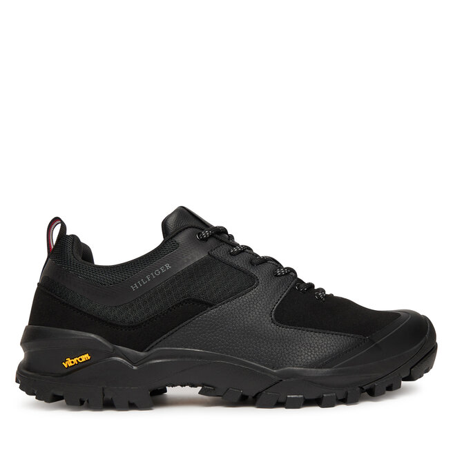 Sneakersy Tommy Hilfiger Vibram Low Runner Tech FM0FM05657 Czarny - męskie