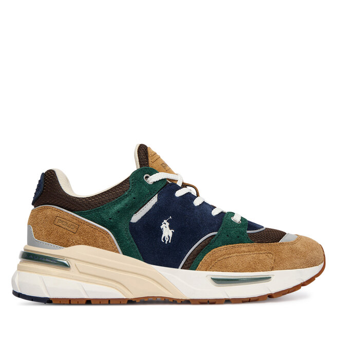 Sneakersy Polo Ralph Lauren Trackstr 250 809973978001 Brązowy - męskie