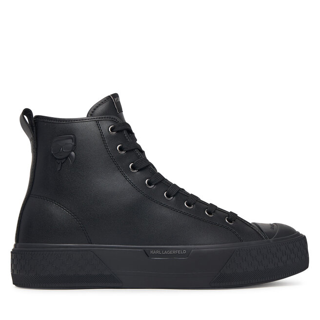 Sneakersy KARL LAGERFELD Kampus Max KL50485L Czarny - męskie