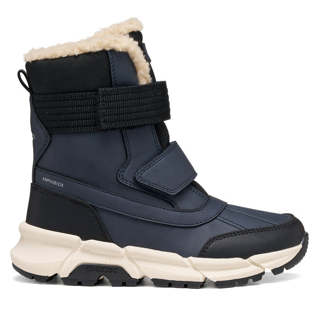 Śniegowce Geox J Flexyper Plus Boy B Abx J46LCF 0MEFU C4064 S Granatowy - chłopięce