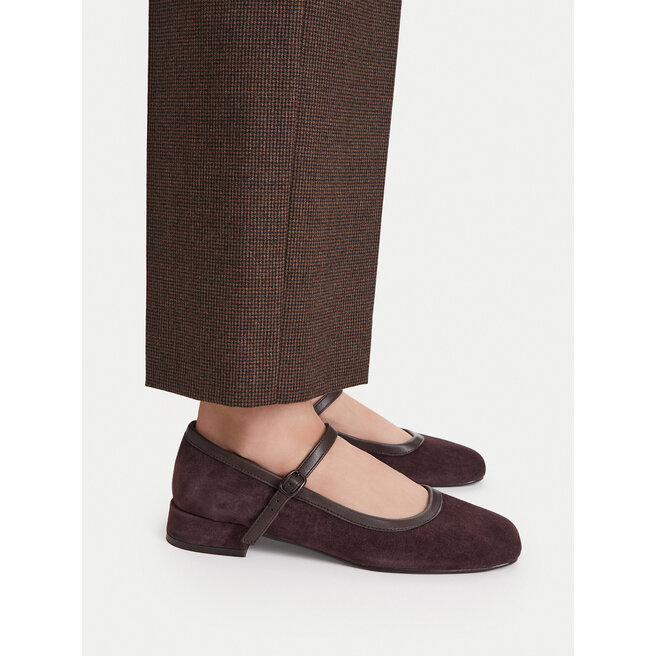 Baleriny Lasocki CEO-WS1332-01 Brązowy ciemny -