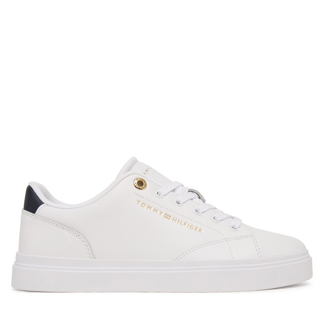 Sneakersy Tommy Hilfiger Th Chic Sneaker FW0FW09105 Biały - kobiece