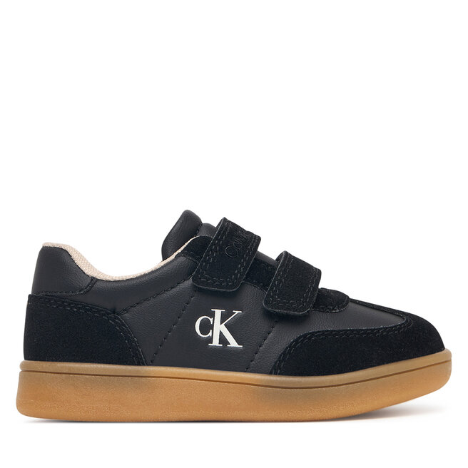 Sneakersy Calvin Klein Low Cut Velcro Sneaker V1X9-83443-0318 M Czarny - chłopięce
