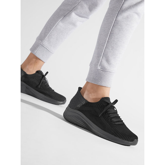Sneakersy Skechers Brilliant Path 149710/BBK Czarny - kobiece