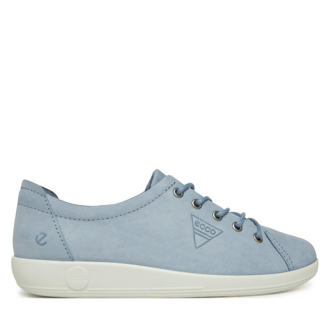 Sneakersy ECCO Soft 2.0 Tie 20650302434 Niebieski - kobiece