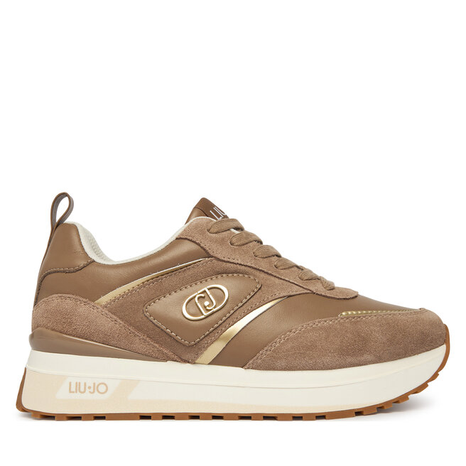 Sneakersy Liu Jo Maxi Wonder 97 BF6005 PX310 Brązowy - kobiece