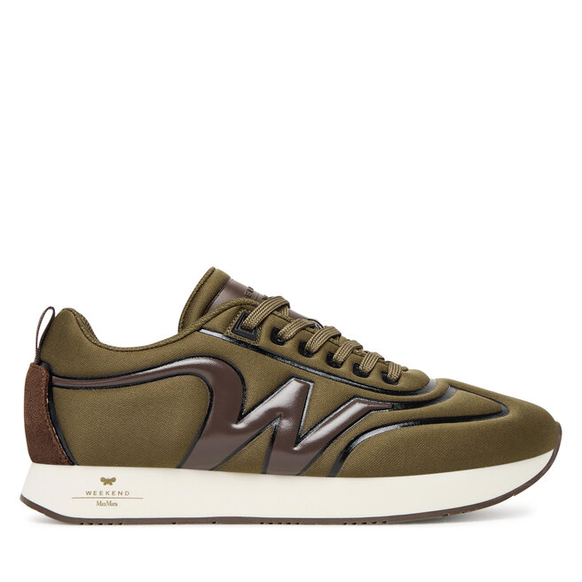 Sneakersy Weekend Max Mara 2525766034650 Zielony - kobiece