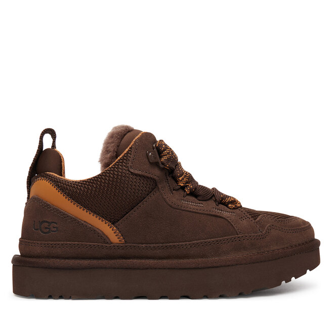 Sneakersy Ugg W Lowmel 1144032 Brązowy ciemny - kobiece