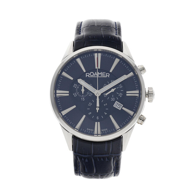 Zegarek Roamer Superior Chrono 508837 41 40 05 Granatowy -