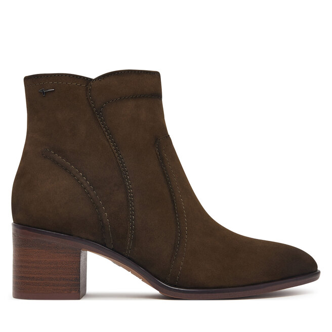 Botki Tamaris 1-25313-47 Zielony ciemny - kobiece
