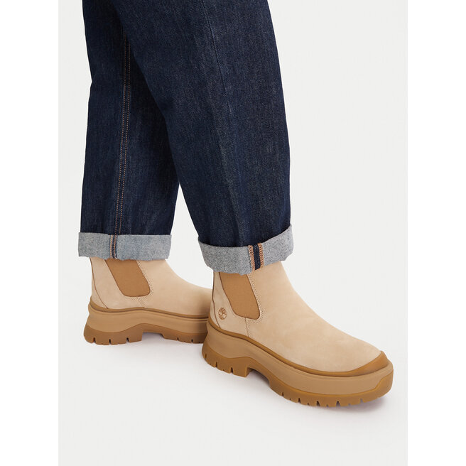 Sztyblety Timberland Roxie Lane Mid TB0A28XMEN71 Beżowy - kobiece