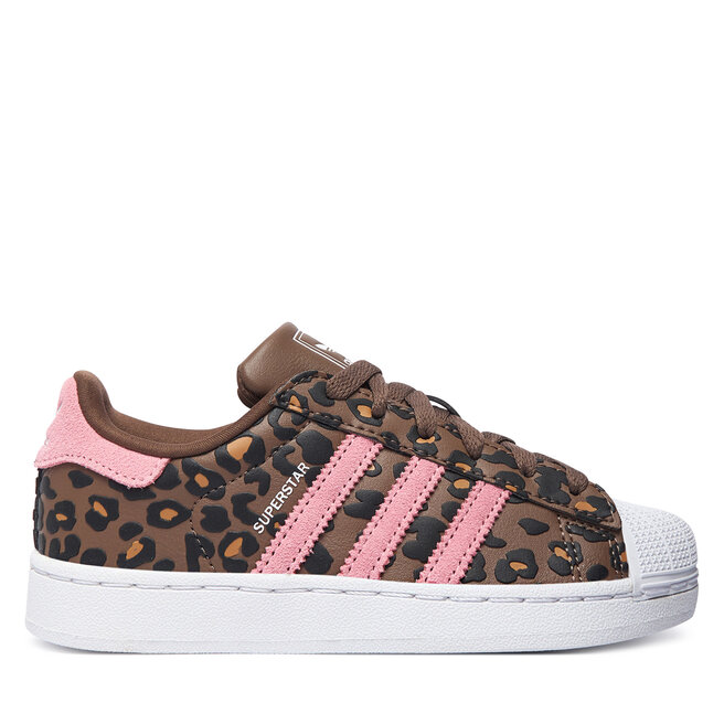 Sneakersy adidas Superstar II KK2115 Brązowy - dziewczęce