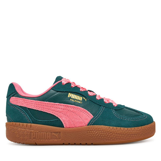 Sneakersy Puma Palermo Moda CF Wns 401306 01 Zielony - kobiece