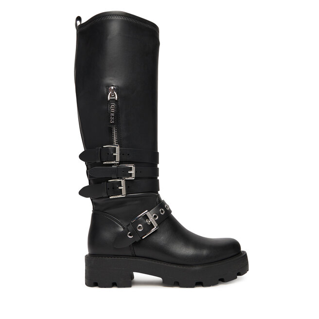 Kozaki Guess FLFYNK ELE11 Czarny - kobiece