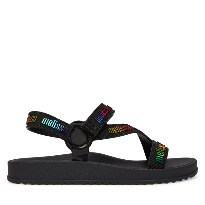 Sandały Melissa Stripes M Lover Ad 35963 Czarny - kobiece