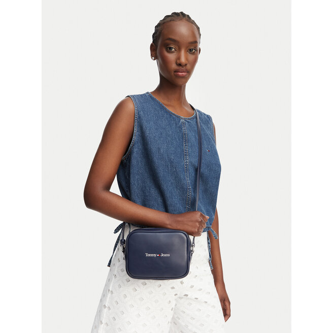 Torebka Tommy Jeans Camera Bag AW0AW15029 Granatowy -