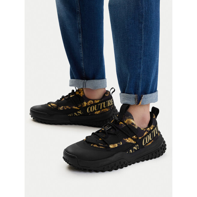 Sneakersy Versace Jeans Couture 80YA3SN2 Czarny - męskie