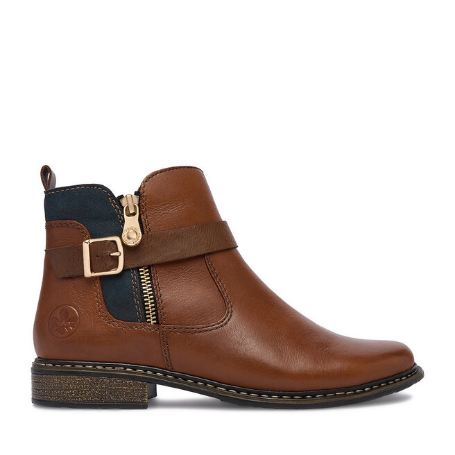 Botki Rieker CEO-Z4959-22 Beżowy jasny - kobiece