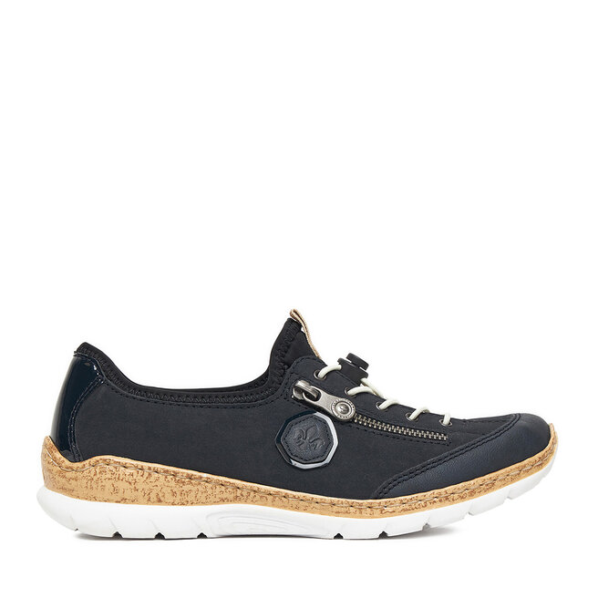 Sneakersy Rieker N4263-14 Czarny - kobiece
