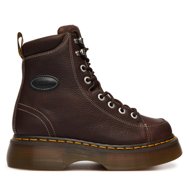 Trzewiki Dr. Martens Buzz 8-Eye DM42033200 Brązowy ciemny - kobiece