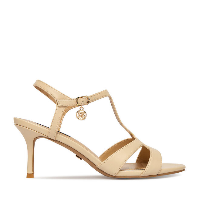 Sandały Nine West 22154A Beżowy - kobiece