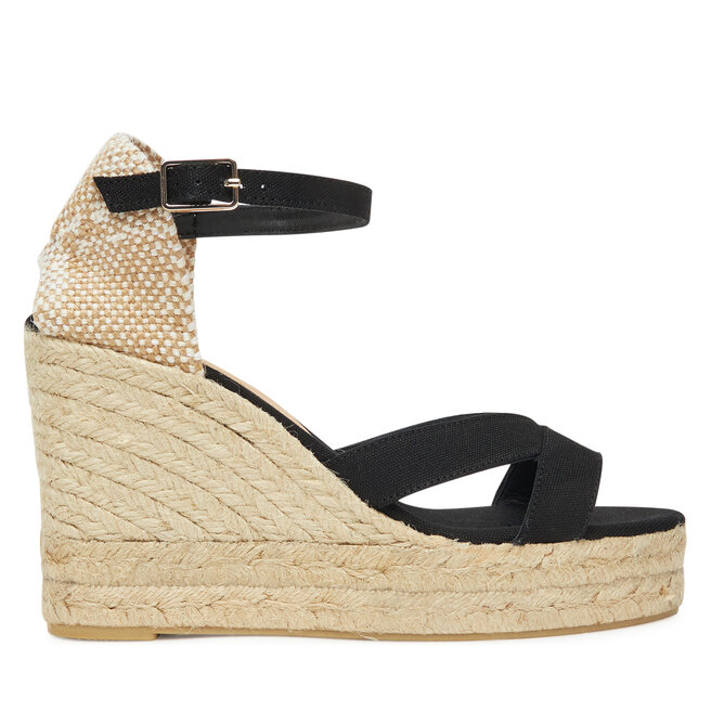 Espadryle Castañer Bruna/8ED/001025761 Czarny - kobiece