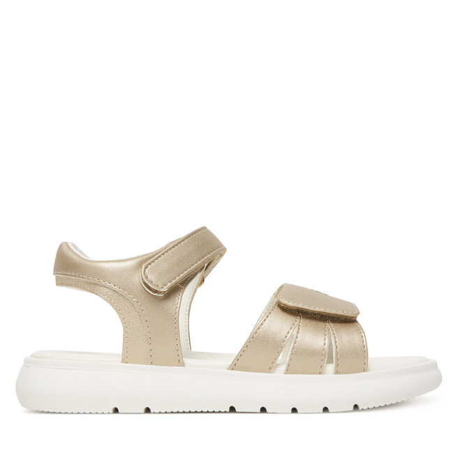 Sandały Tommy Hilfiger Velcro Sandal T1A2-34275-1372 Złoty - dziewczęce