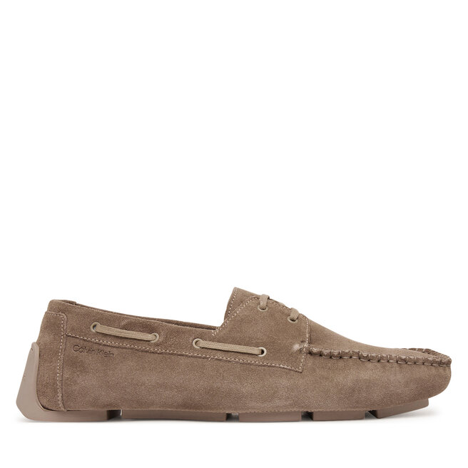 Mokasyny Calvin Klein Driver Boat Su HM0HM02084 Beżowy -