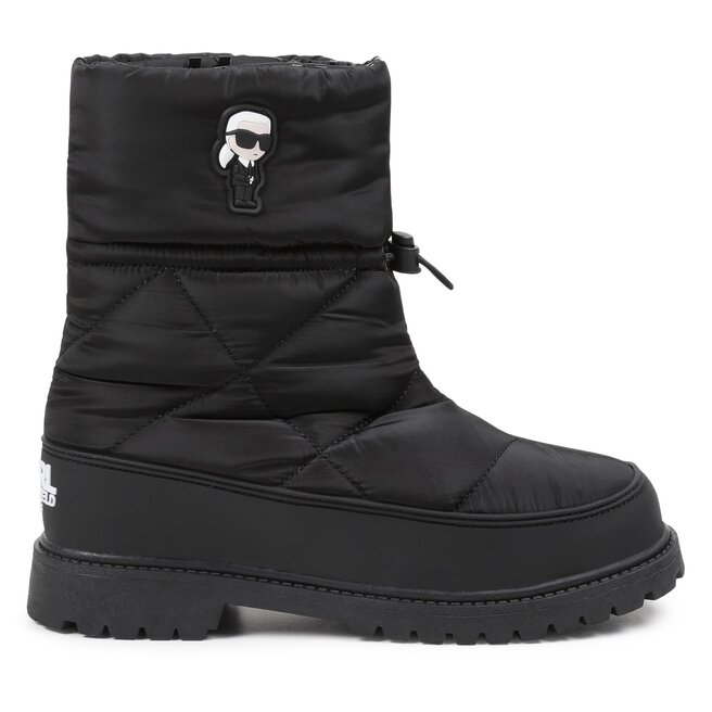 Śniegowce Karl Lagerfeld Kids Z19119 S Czarny - dziewczęce