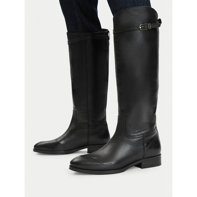 Kozaki U.S. Polo Assn. EO-STELLA001W/GL1 Czarny - kobiece