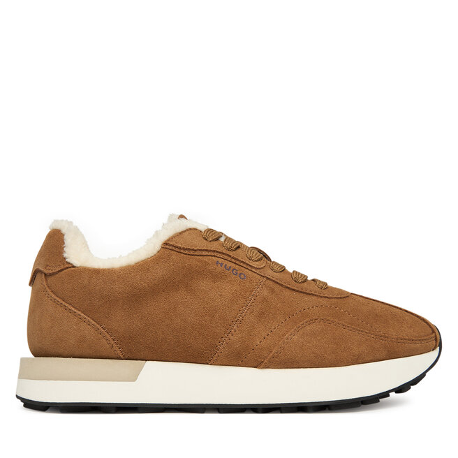 Sneakersy HUGO Kiria 50552652 Brązowy - kobiece