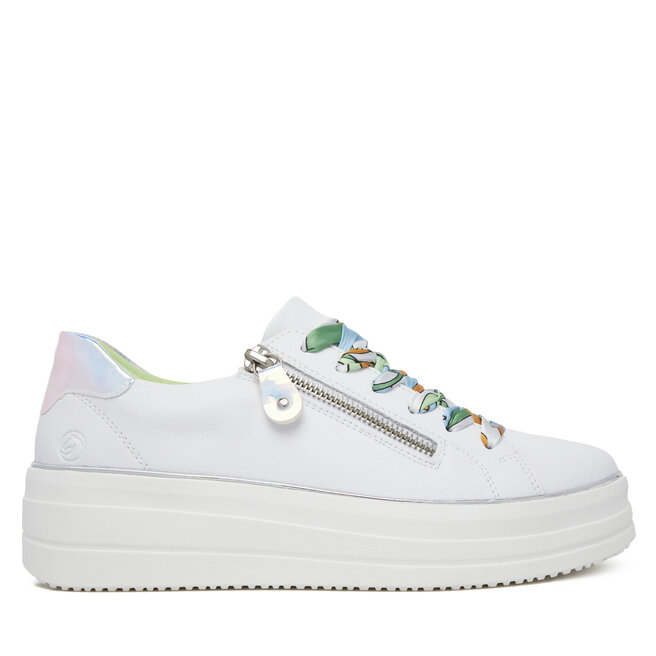 Sneakersy Remonte D1C06-80 Biały - kobiece