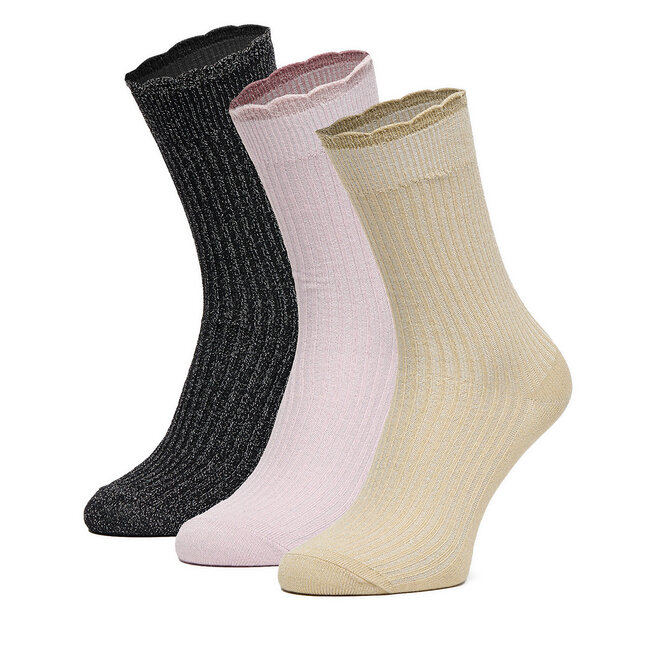 Skarpety długie Nine West CEO_AS_NW_07_W_AW25 (3 PACK) mix Różowy - kobiece