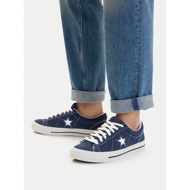 Sneakersy Converse One Star 95 A15097C Granatowy - męskie