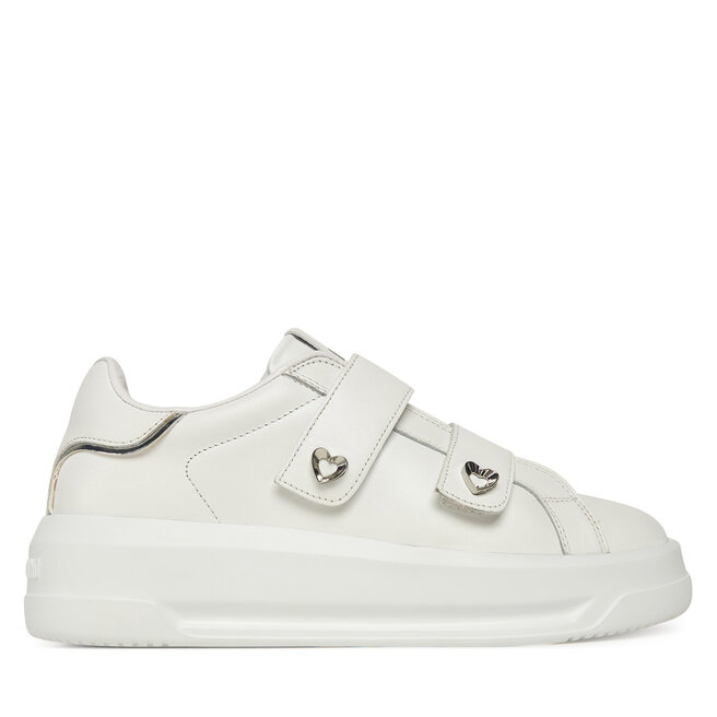 Sneakersy LOVE MOSCHINO JA15325G0NIA610B Biały - kobiece