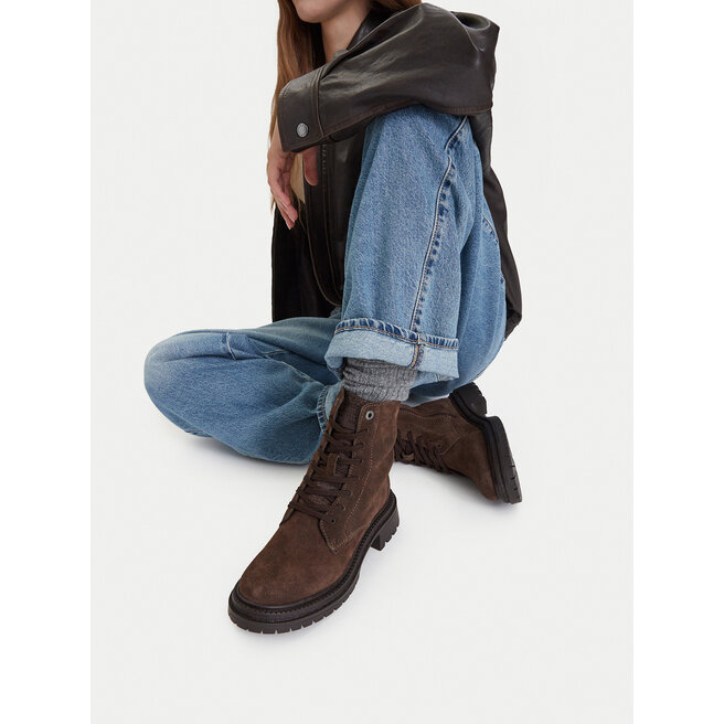 Trzewiki G-Star Raw CEO-WI16-BELLA-01 Brązowy ciemny - kobiece